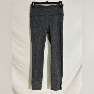 Athleta Womens Heavy‎ Dark Gray Pants Front Pockets Ankle Slits Size Extra Small